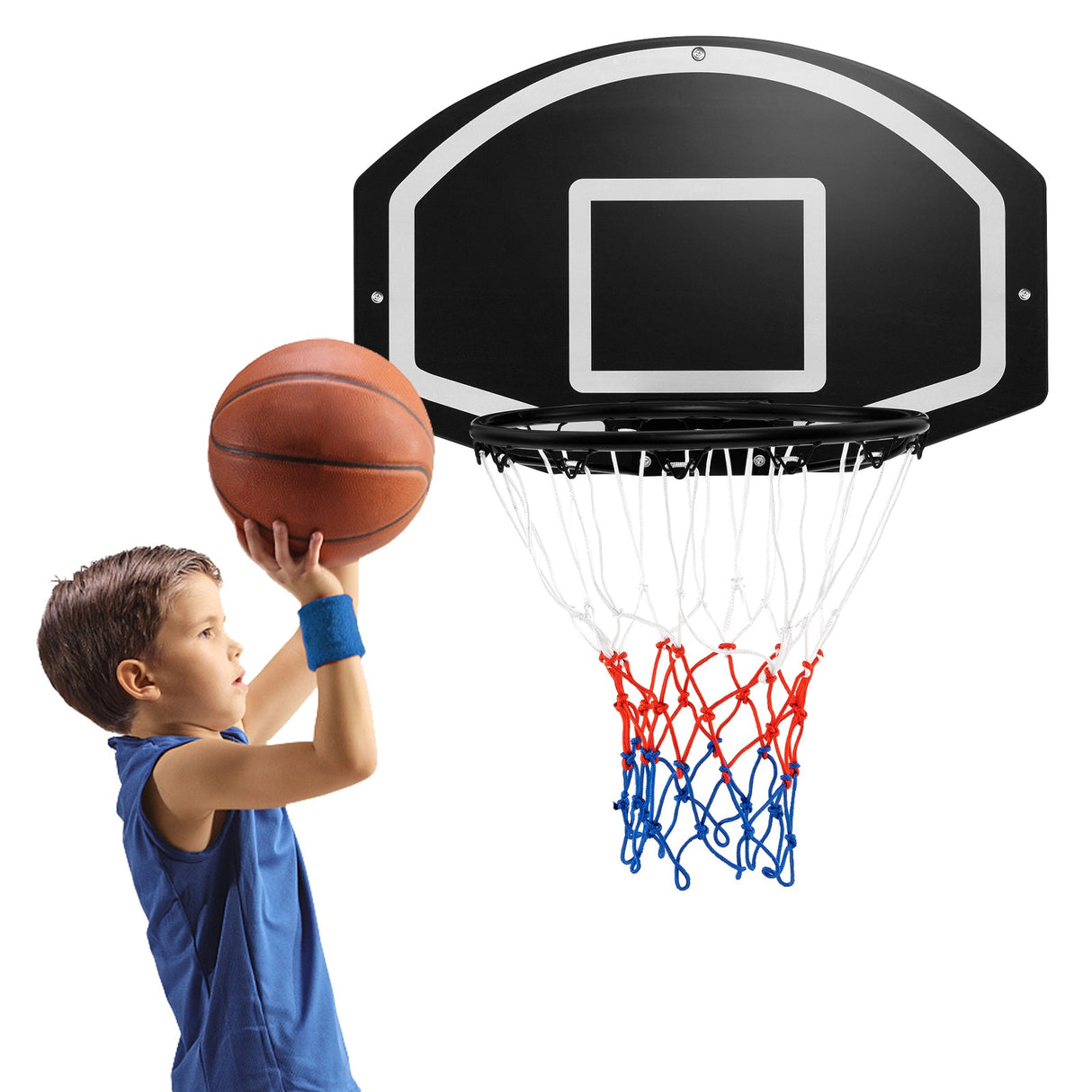 Juego de baloncesto montado en la pared para niños, adolescentes y adultos