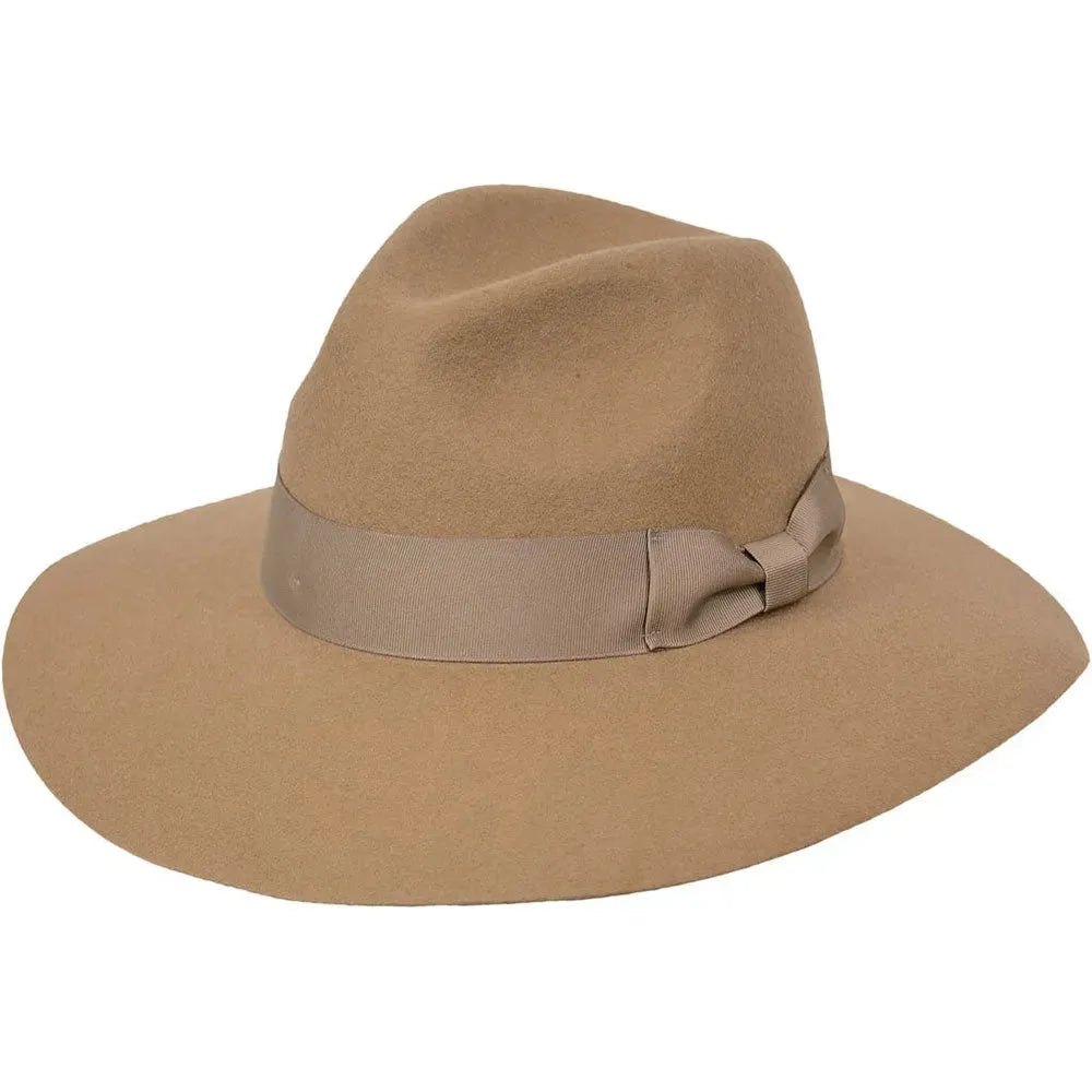 Deadwood Trading Enchanting - Sombrero fedora flexible de ala ancha