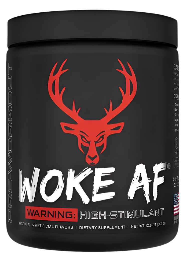 Bucked Up WOKE AF High-Stimulant Pre-Workout - Intense Energy & Focus
