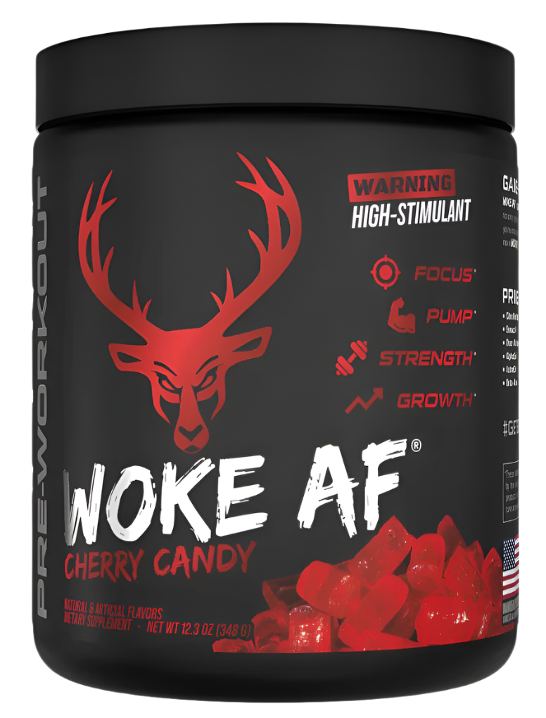 Bucked Up WOKE AF High-Stimulant Pre-Workout - Intense Energy & Focus