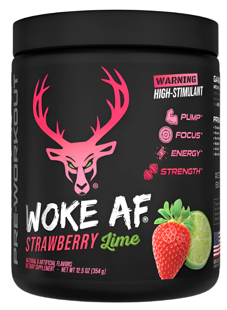 Bucked Up WOKE AF High-Stimulant Pre-Workout - Intense Energy & Focus