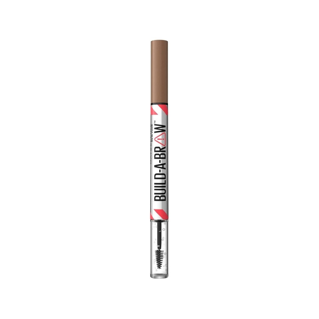 Maybelline New York Build a Brow 2-in-1 Eyebrow Pencil and Gel Soft Brown - Convenient 2-in-1 Eyebrow Makeup Solution