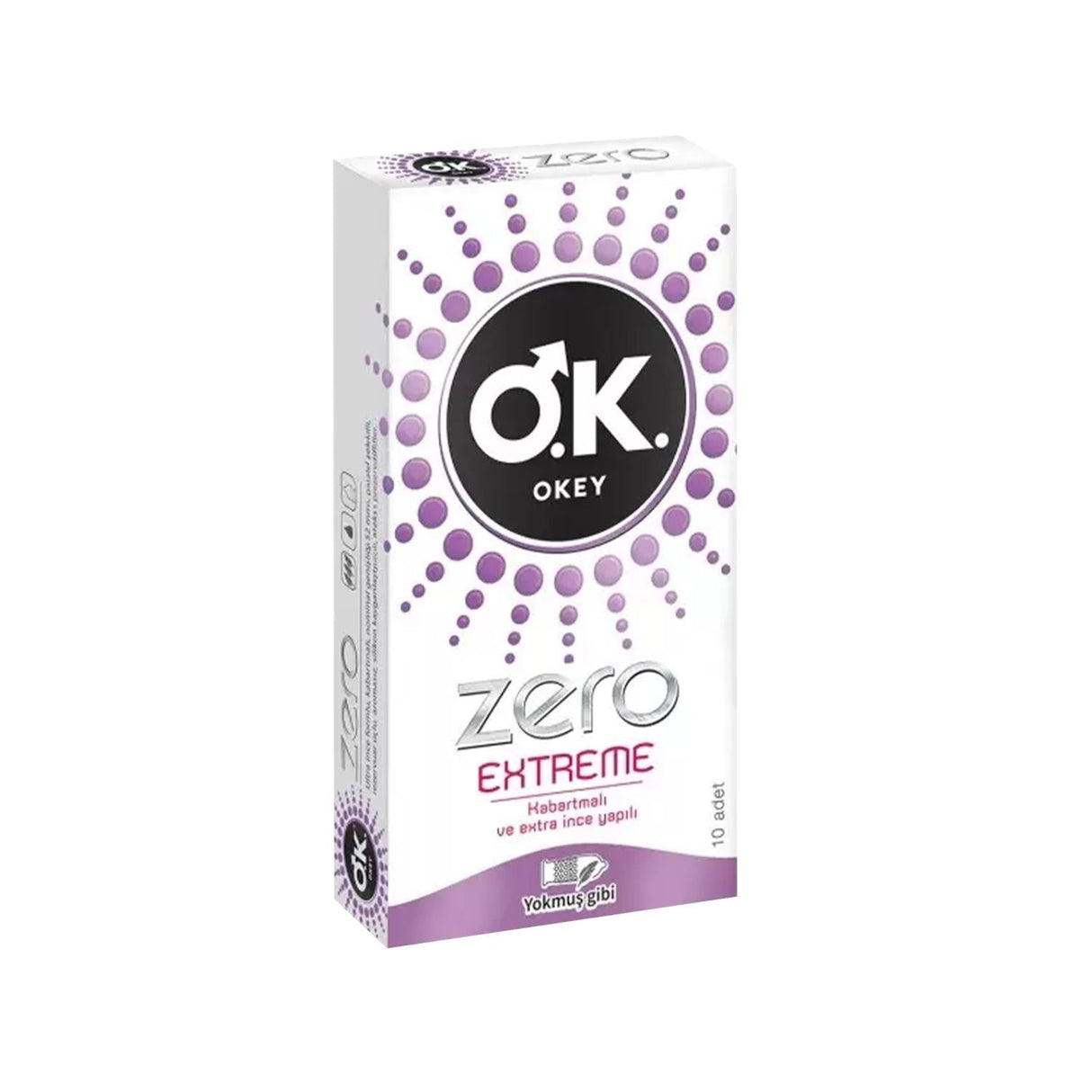 Okey Zero Extreme Condoms - Safe Intimacy & Contraception, Pack of 10