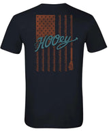 Camiseta para hombre HOOey Rope Flag (negra)