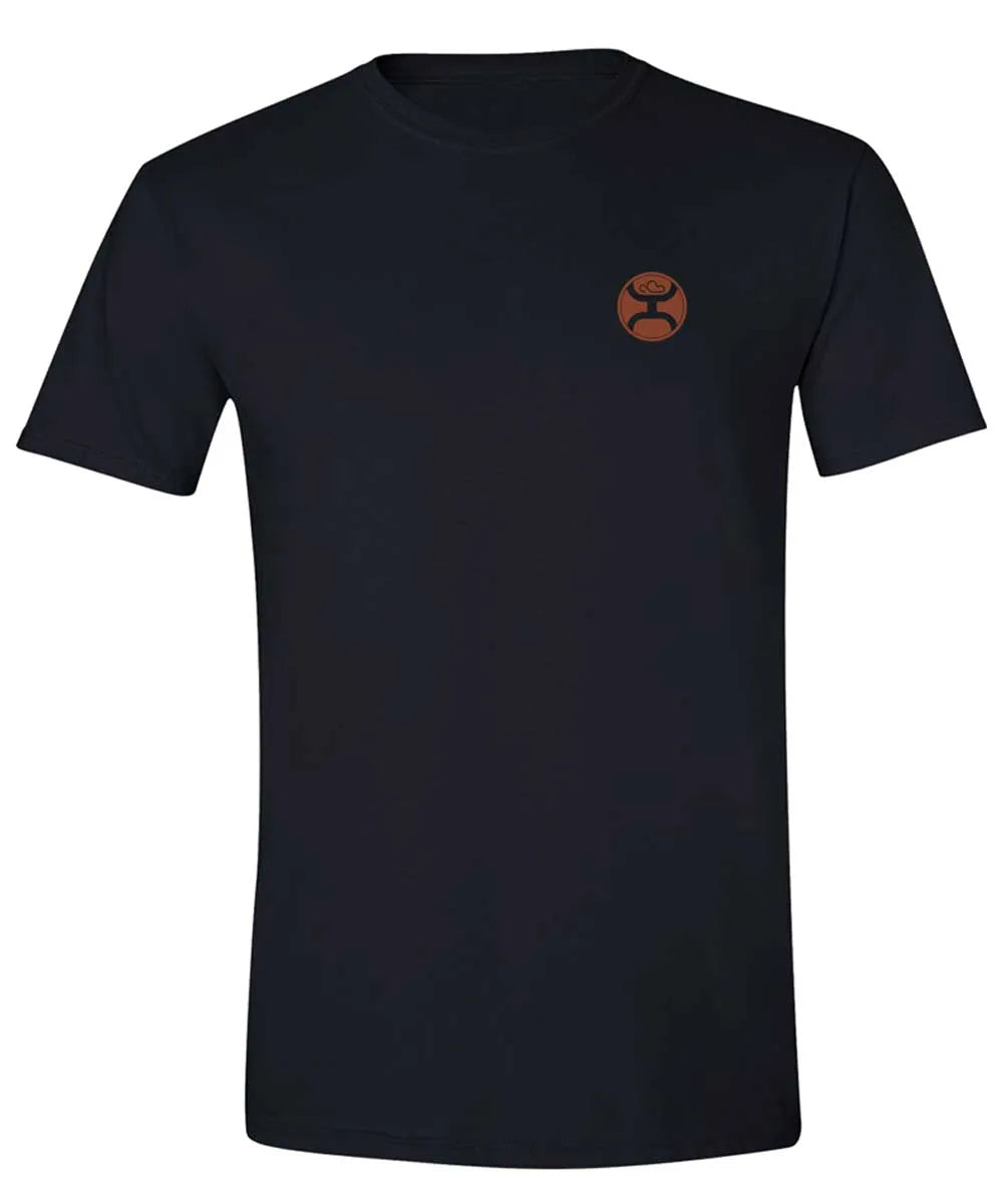 Camiseta para hombre HOOey Rope Flag (negra)