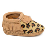Patucos Minnetonka Leopard Riley - Mocasines para bebés