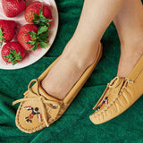 Mocasín de piel Minnetonka Thunderbird Animikii Softsole - Para mujer