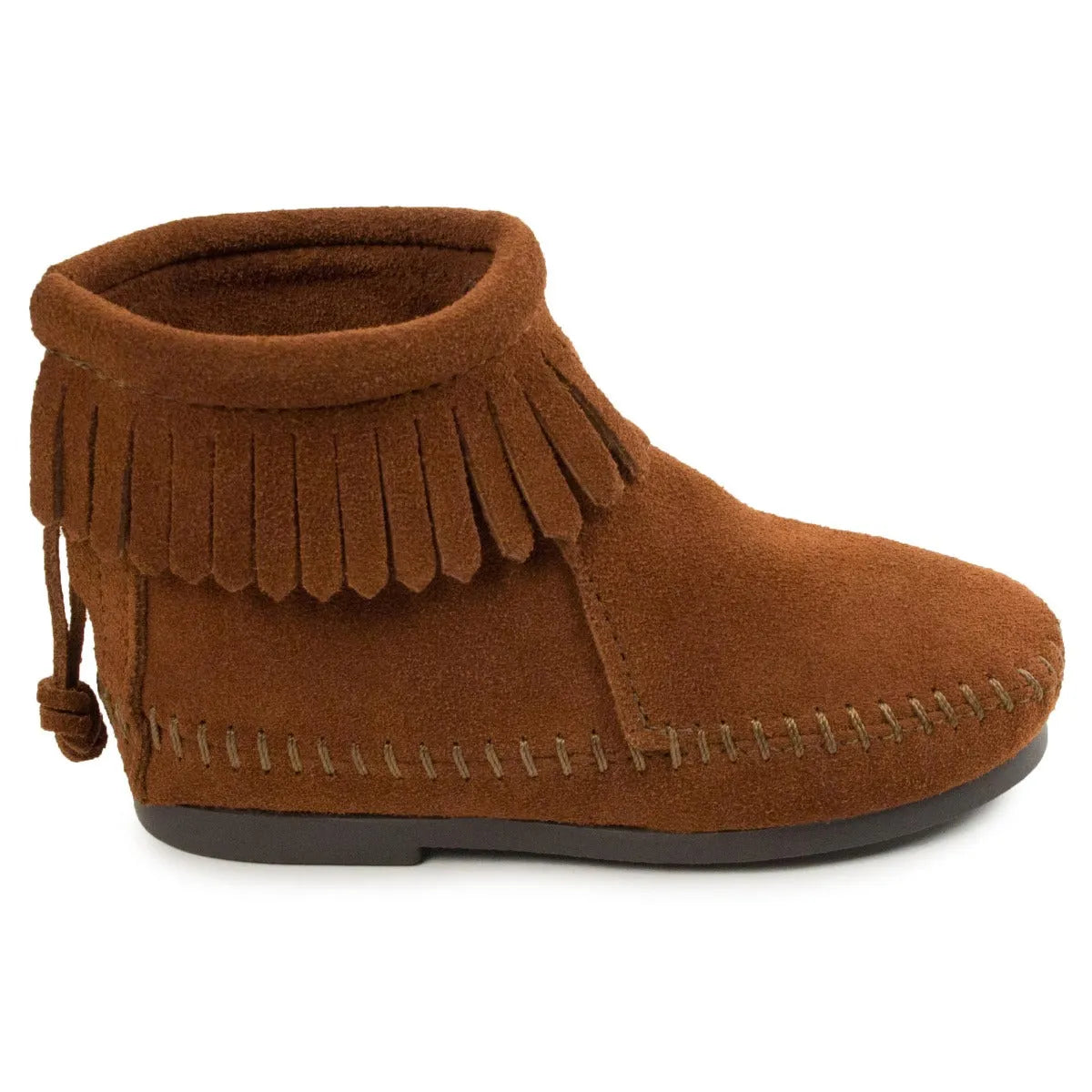 Bota Minnetonka con cremallera trasera y suela dura - Bota para niños