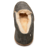 Pantuflas Minnetonka Tobie de piel de oveja para hombre