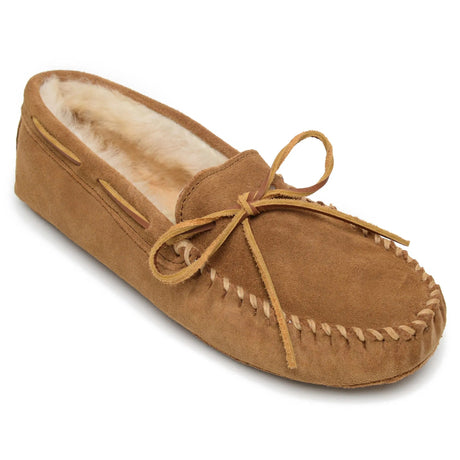 Mocasines Minnetonka de Oveja con Suela Rígida - Pantuflas para Hombre