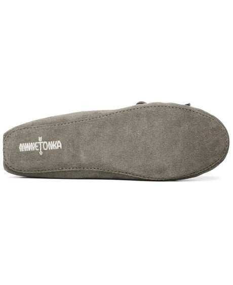 Minnetonka Mocasín de borrego con suela blanda - Pantuflas para hombre
