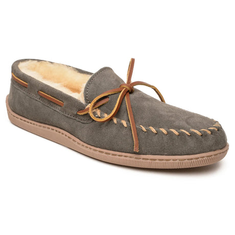 Mocasines Minnetonka de Oveja con Suela Rígida - Pantuflas para Hombre
