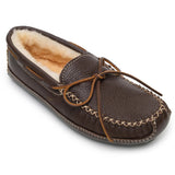 Pantuflas Minnetonka Moose de piel de oveja - Pantuflas para hombre