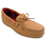 Minnetonka Moosehide Fleece Moc - Pantufla para hombre