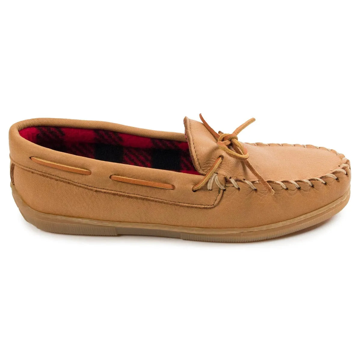 Minnetonka Moosehide Fleece Moc - Pantufla para hombre