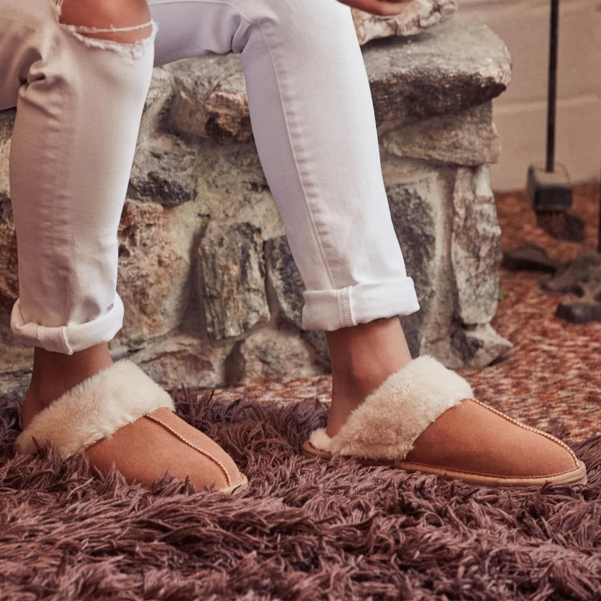 Pantuflas Minnetonka Chesney para mujer