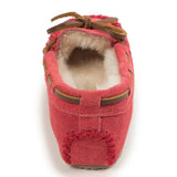 Minnetonka Cassie Suede - Pantufla para niños