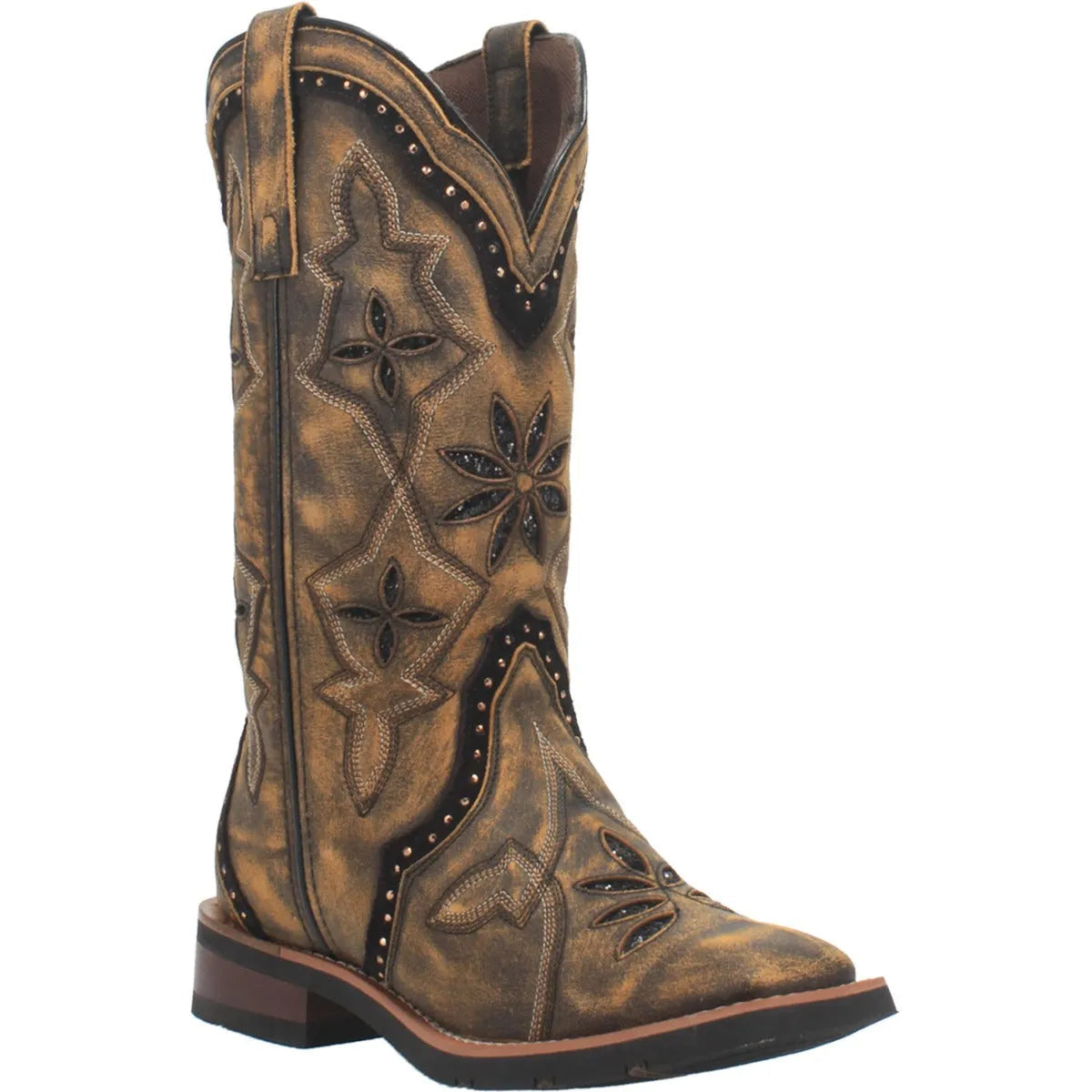 Laredo Bouquet - Botas vaqueras de cuero para mujer