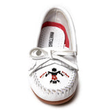 Mocasín de Cuero con Suela Dura Minnetonka Thunderbird Animikii para Mujer