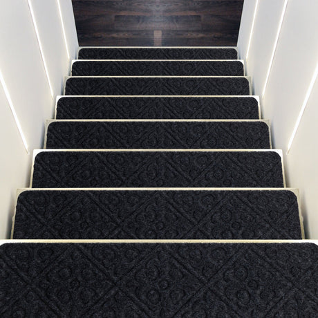 15 Alfombras Antideslizantes Interiores para Escaleras de Madera
