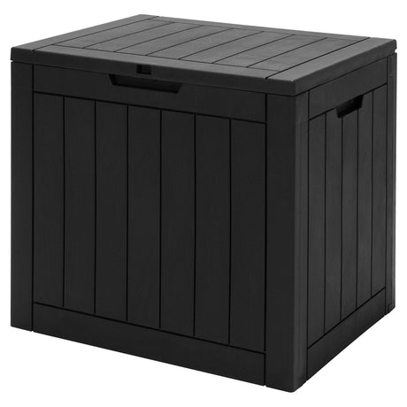 Contenedor de almacenamiento de 30 galones con asiento para herramientas
