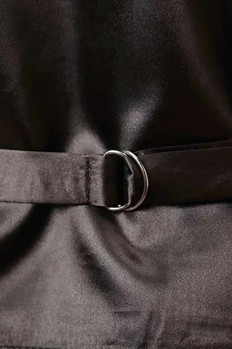 Roper Classic Suede Leather (Black) - Men's Vest (Closeout)