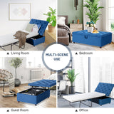 Cama Otomana Plegable con Colchón para Invitados y Siestas de Oficina