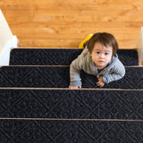 15 Alfombras Antideslizantes Interiores para Escaleras de Madera