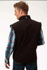 Roper 1321 Chaleco de Lana Soft Shell (Negro) - Chaleco de Hombre