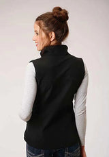 Chaleco Softshell Roper con Forro Polar (Negro) - Chaleco de Mujer