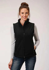 Chaleco Softshell Roper con Forro Polar (Negro) - Chaleco de Mujer