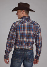 Roper 2176 Arrow Dobby (Marrón) - Camisa Western para Hombre