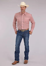 Roper 2500 Saltillo Foulard (Rust) - Men's Western Shirt