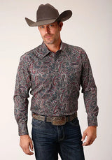 Camisa vaquera Roper 1664 Old Time Paisley (varios colores) - Hombre