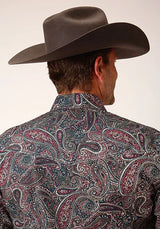 Camisa vaquera Roper 1664 Old Time Paisley (varios colores) - Hombre