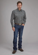 Roper Oak Forest Acorn Foulard (Brown) - Men's Western Shirt