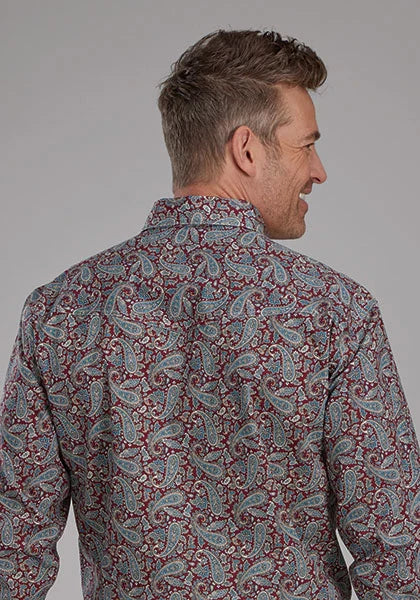 Roper 2154 Orchard Paisley (Multi) - Camisa Vaquera de Hombre