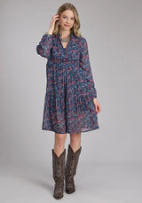 Roper 2136 Vestido Gem Floral (Multicolor) - Mujer