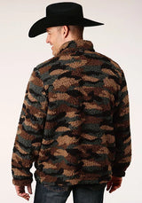Roper 1352 Polar (Camo) - Suéter de felpa para hombre
