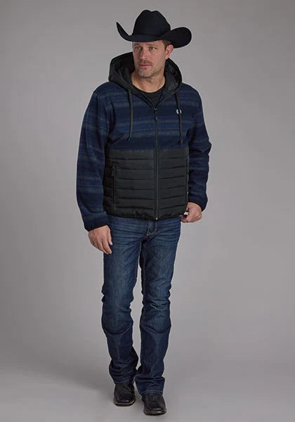 Chaqueta Roper 2320 Combo (Azul Marino) - Para hombre, de forro polar/nailon