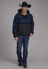 Chaqueta Roper 2320 Combo (Azul Marino) - Para hombre, de forro polar/nailon