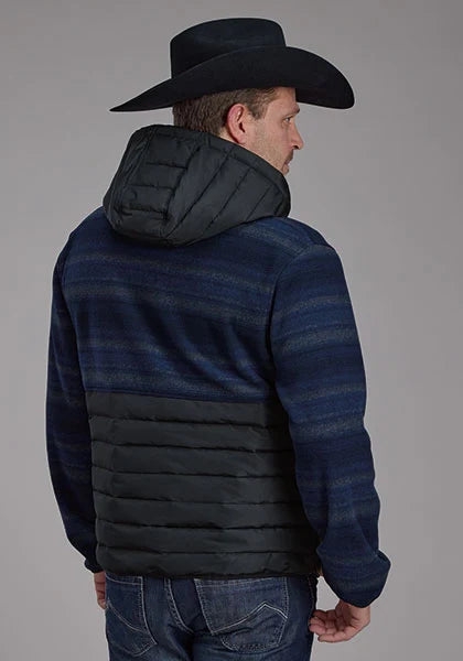 Chaqueta Roper 2320 Combo (Azul Marino) - Para hombre, de forro polar/nailon