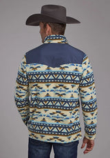 Roper 2321 Aztec (Azul Marino) - Jersey de Forro Polar para Hombre