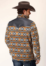 Roper 1815 Aztec (Naranja) - Suéter Polar para Hombre