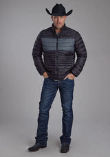 Roper 2165 Parachute (Black/Grey) - Men's Nylon Jacket