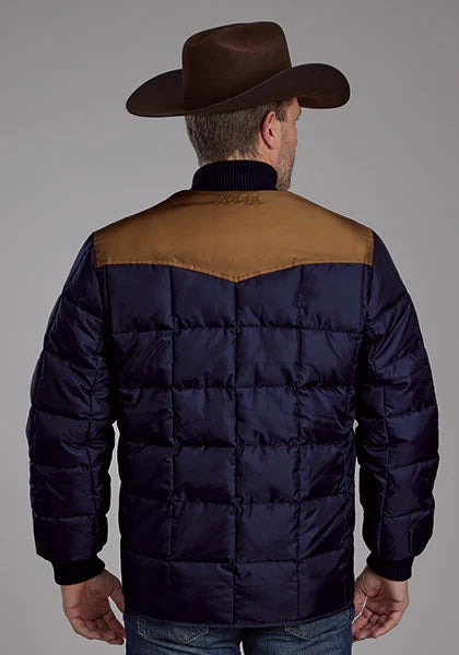 Chaqueta Roper 1473 Rellena de Poliéster (Marrón/Azul Marino) - Hombre