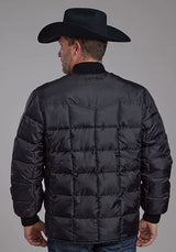 Chaqueta para hombre Roper 1473 con relleno de poliéster (negra)