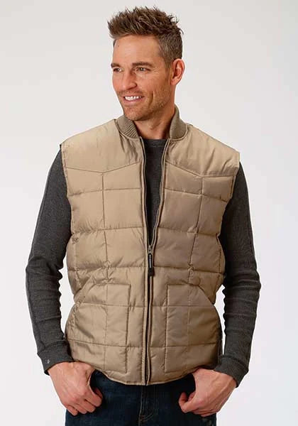 Chaleco Roper 1473 acolchado (Caqui) - de hombre
