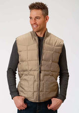 Chaleco Roper 1473 acolchado (Caqui) - de hombre