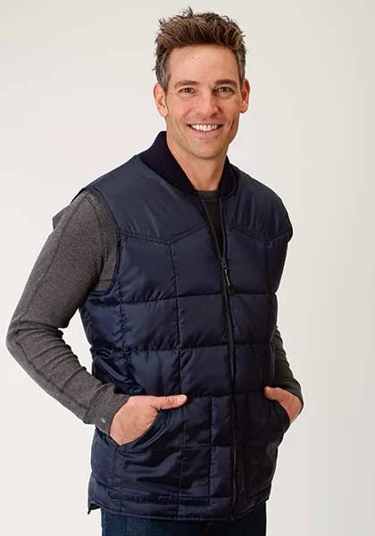 Roper 1473 Relleno de poliéster (Azul marino) - Chaleco de hombre